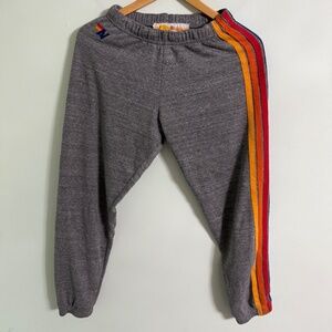 Aviator Nation 5 Stripe Sweatpants Size X-Small